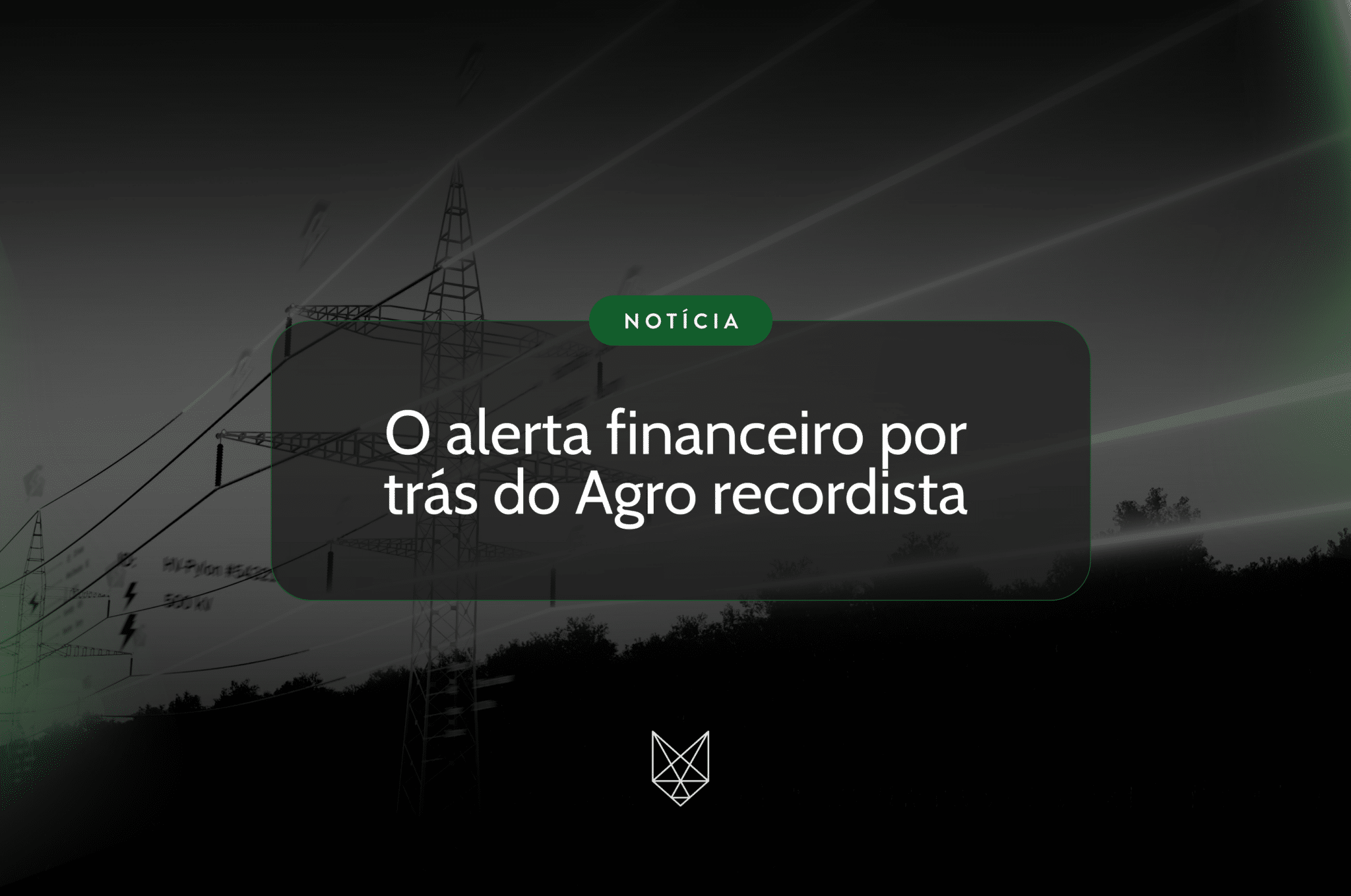 O alerta financeiro por trás do Agro recordista Site